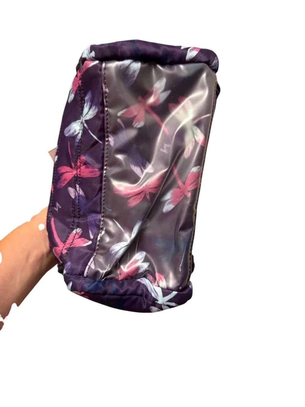 Lug Mini Trolley Cosmetic Case Dragonfly Print Travel Toiletry Organizer NWT